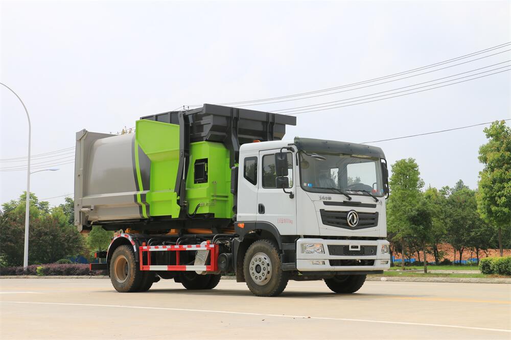 10-14方勾臂垃圾車-東風(fēng)T5大型套臂10-14方勾臂式垃圾車
