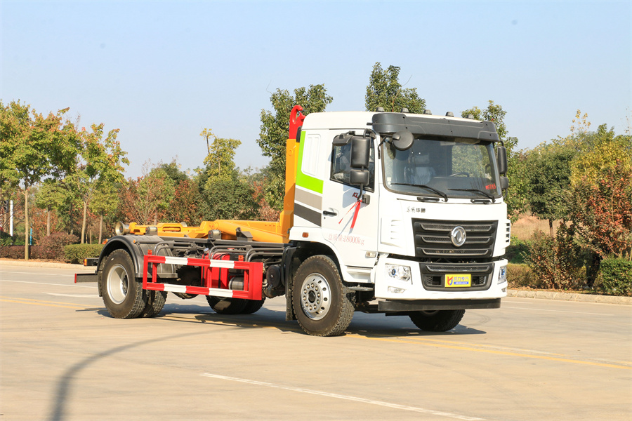 8-12方勾臂垃圾車-國(guó)六華神F5勾臂車大型套臂8-12方勾臂式垃圾車